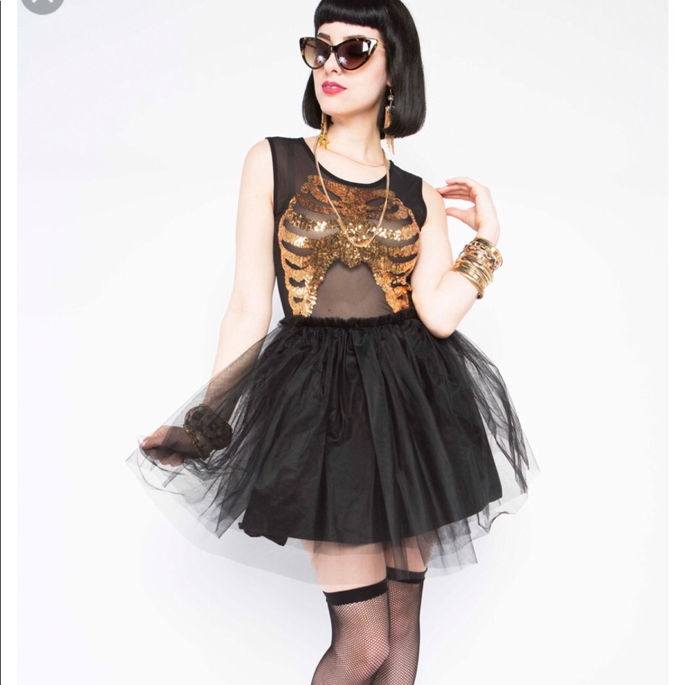 Iron Fist Sparkle Skeleton Dress